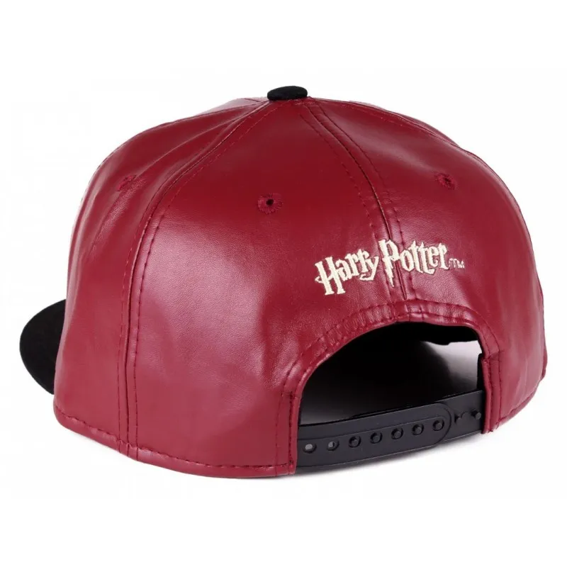 9 ¾ Leder Cap – Harry Potter College Snapback Kappe