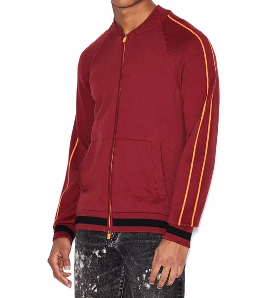 ARMANI EXCHANGE Herren Men Cardigan Pullover Sweat Rot