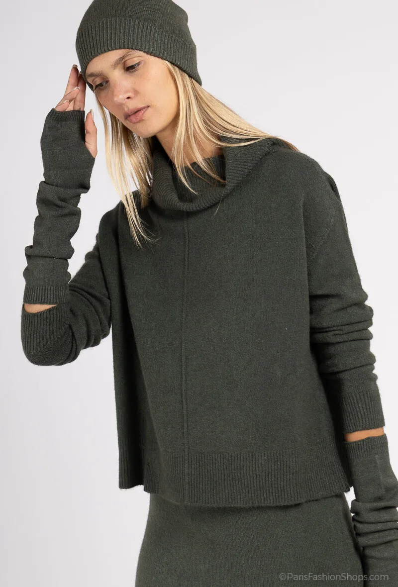 Ball-Rollkragenpullover