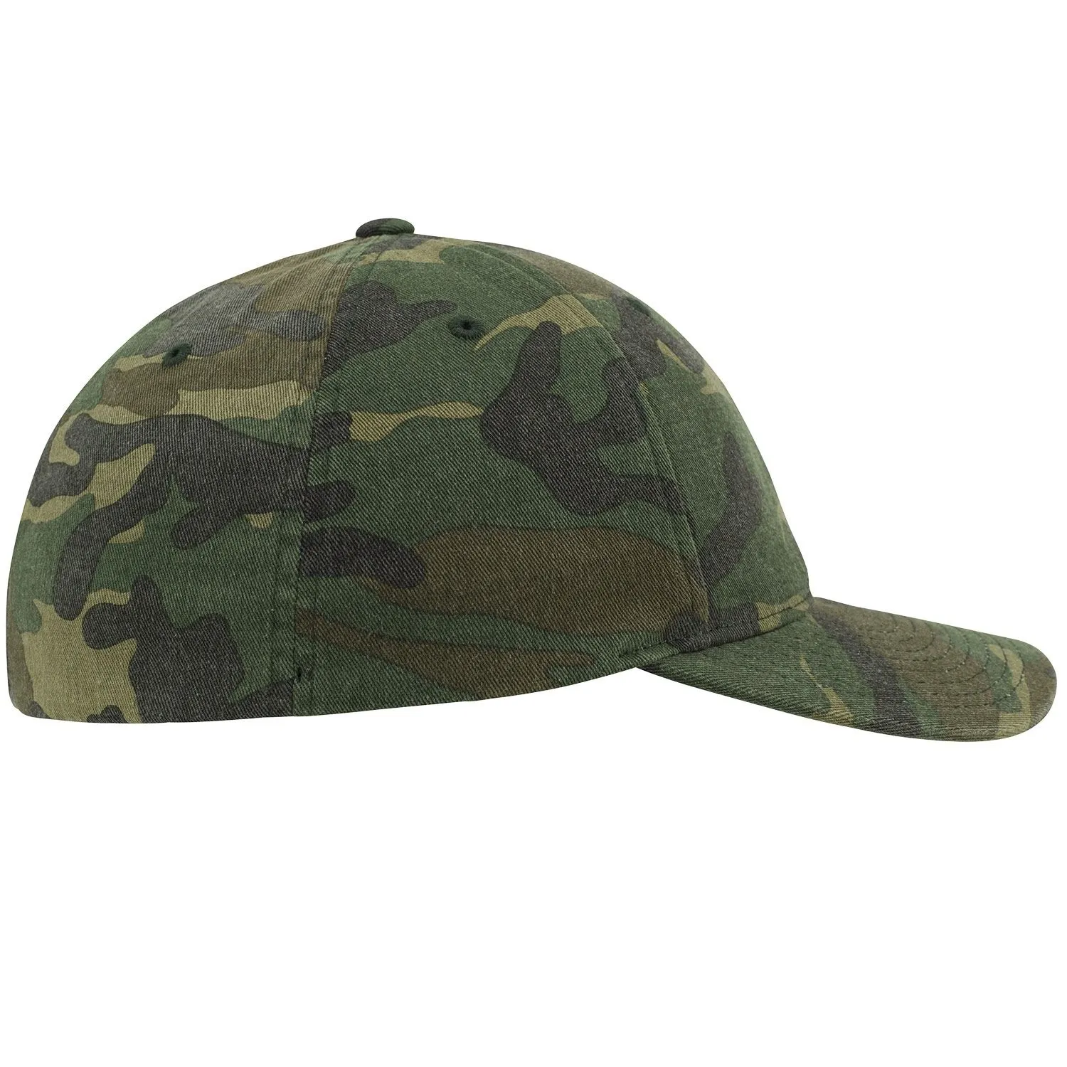 Baseball Cap Garment Washed Camo