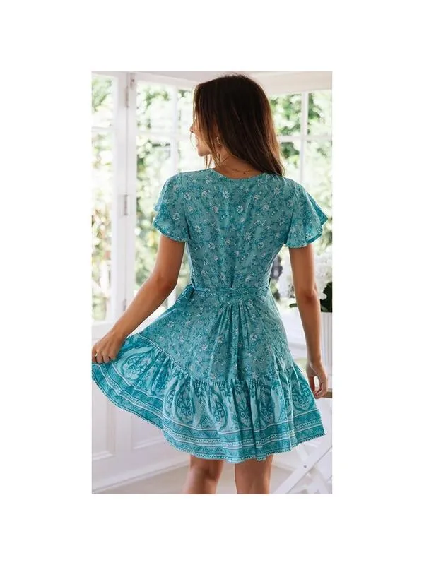 Boho Kleid Kurz  Alida
