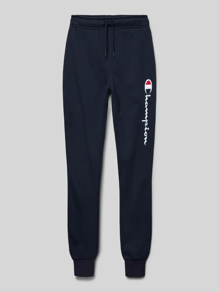 CHAMPION Regular Fit Sweatpants mit Label-Stitching (marine) online kaufen