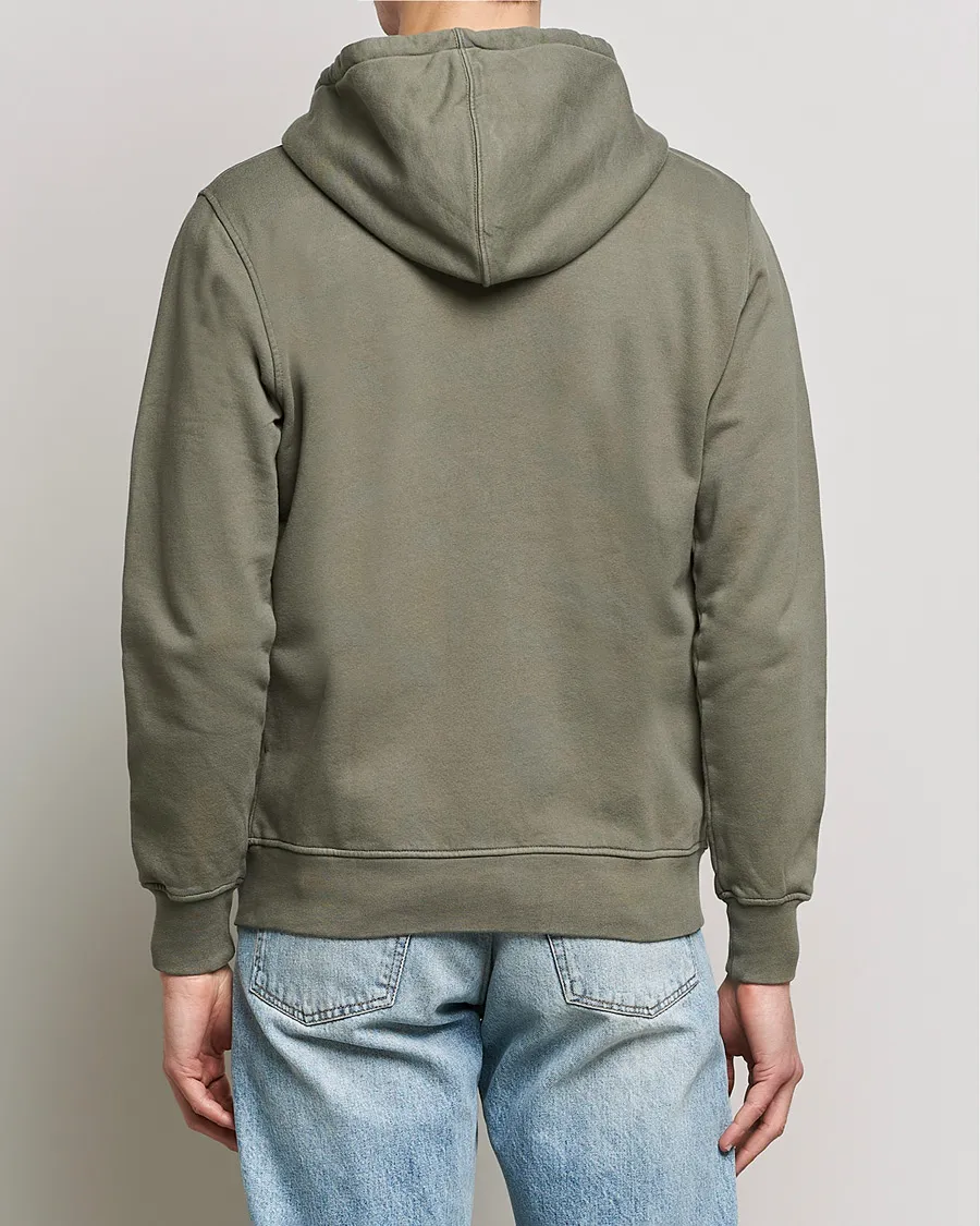 Classic Organic Full Zip Hood Dusty Olive