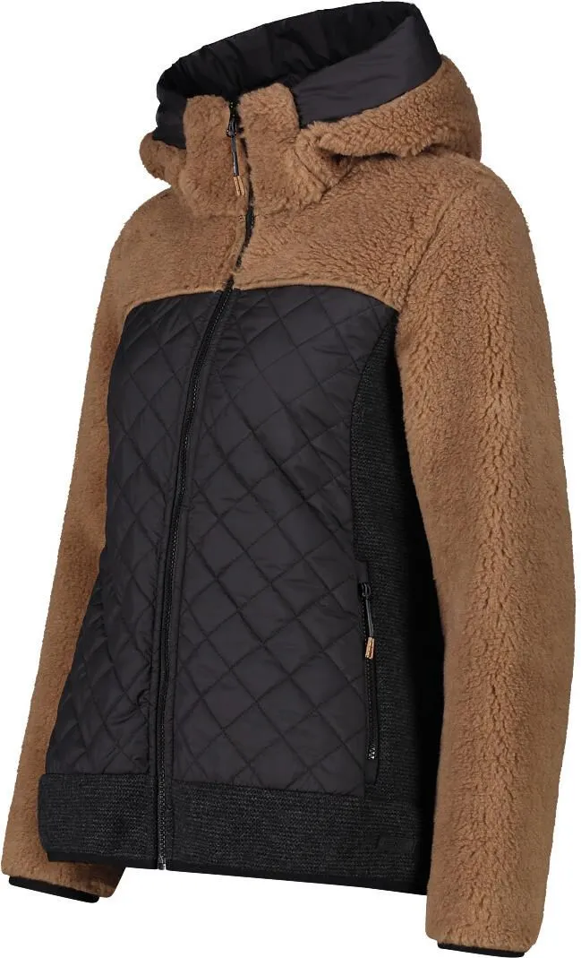 CMP Woman Jacket Hybrid FIX Hood - Damen Freizeitjacke