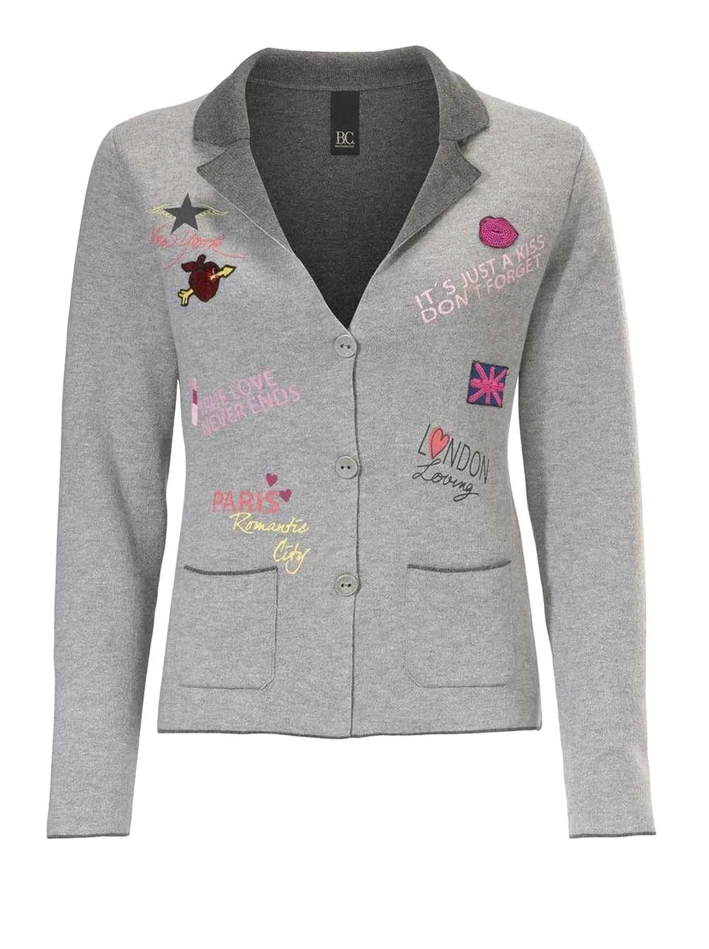 Damen Strickjacke von Heine – Best Connections grau