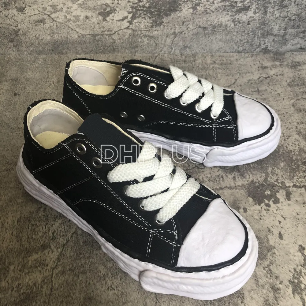 Designerschuhe niedrige Leinwand auflösen Schuhe grün schwarze weiße dicke Männern Frauen Sport Casual Board Schuhe 36-45