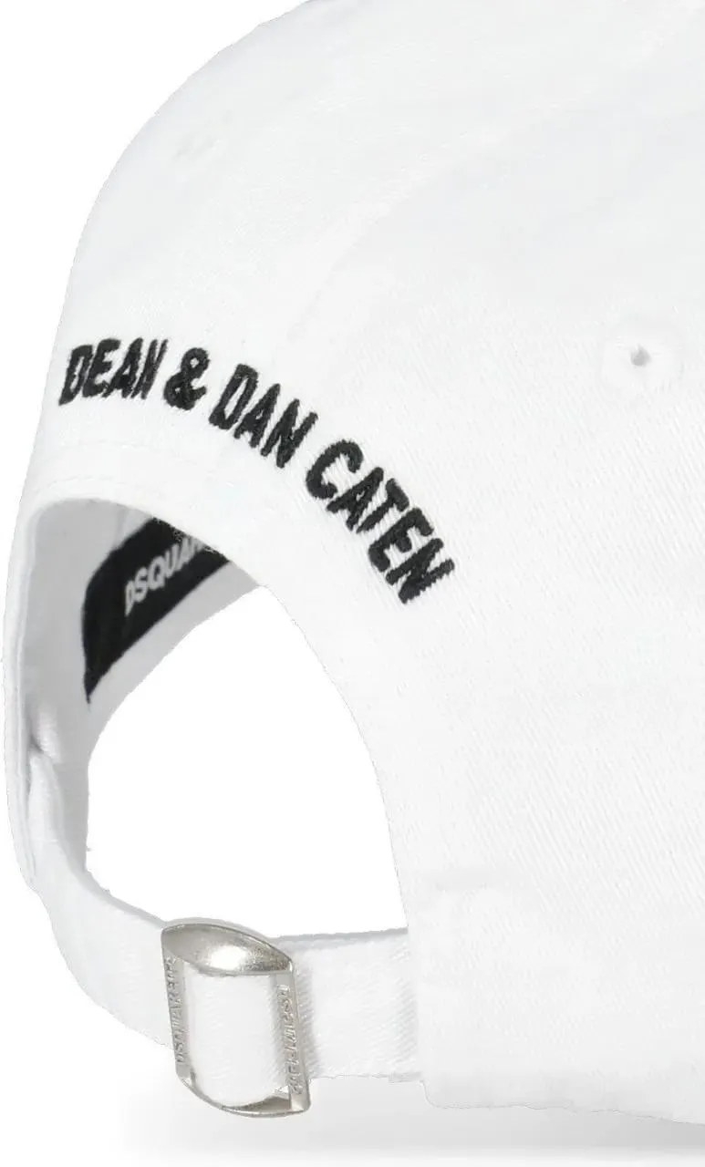   Dsquared2  D2 Logo White Baseball Cap White weiß