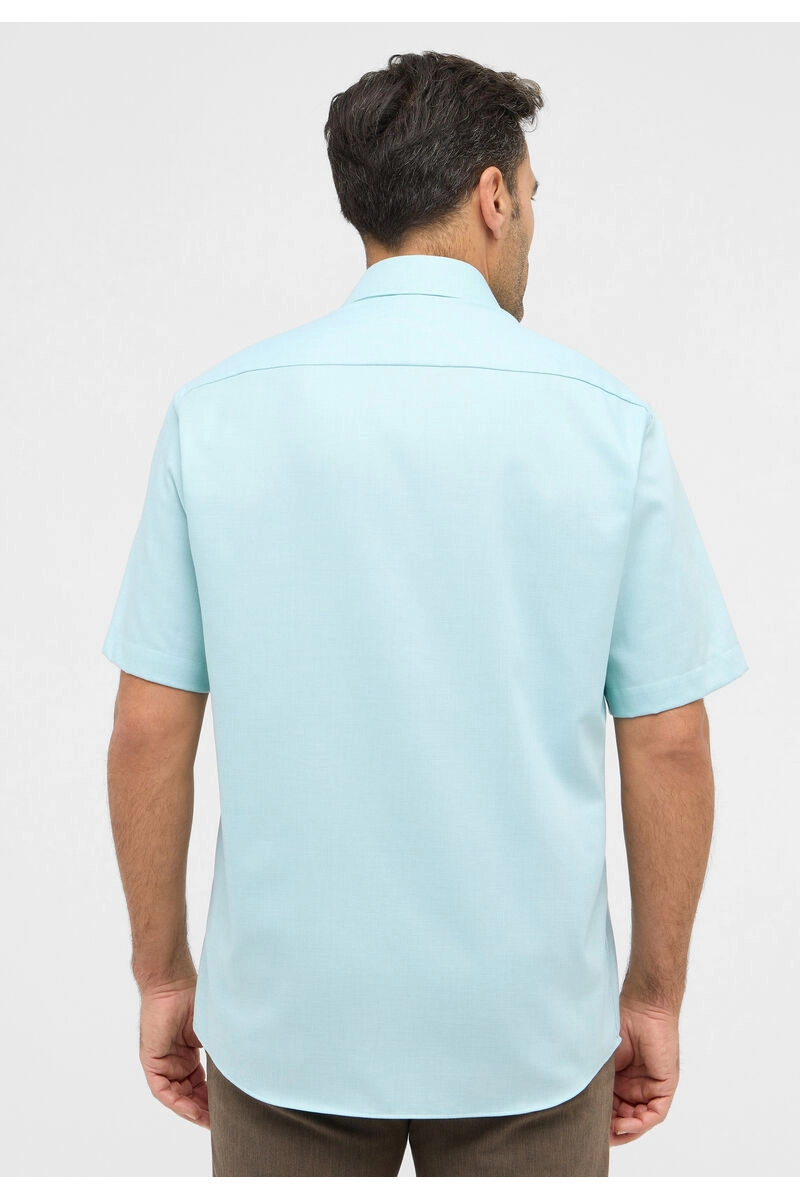ETERNA Hemd grün Comfort Fit Kurzarm