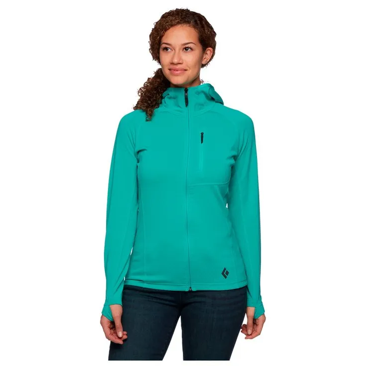 Fleece Black Diamond ---W Coefficient Fleece Hoody Dark Patina
