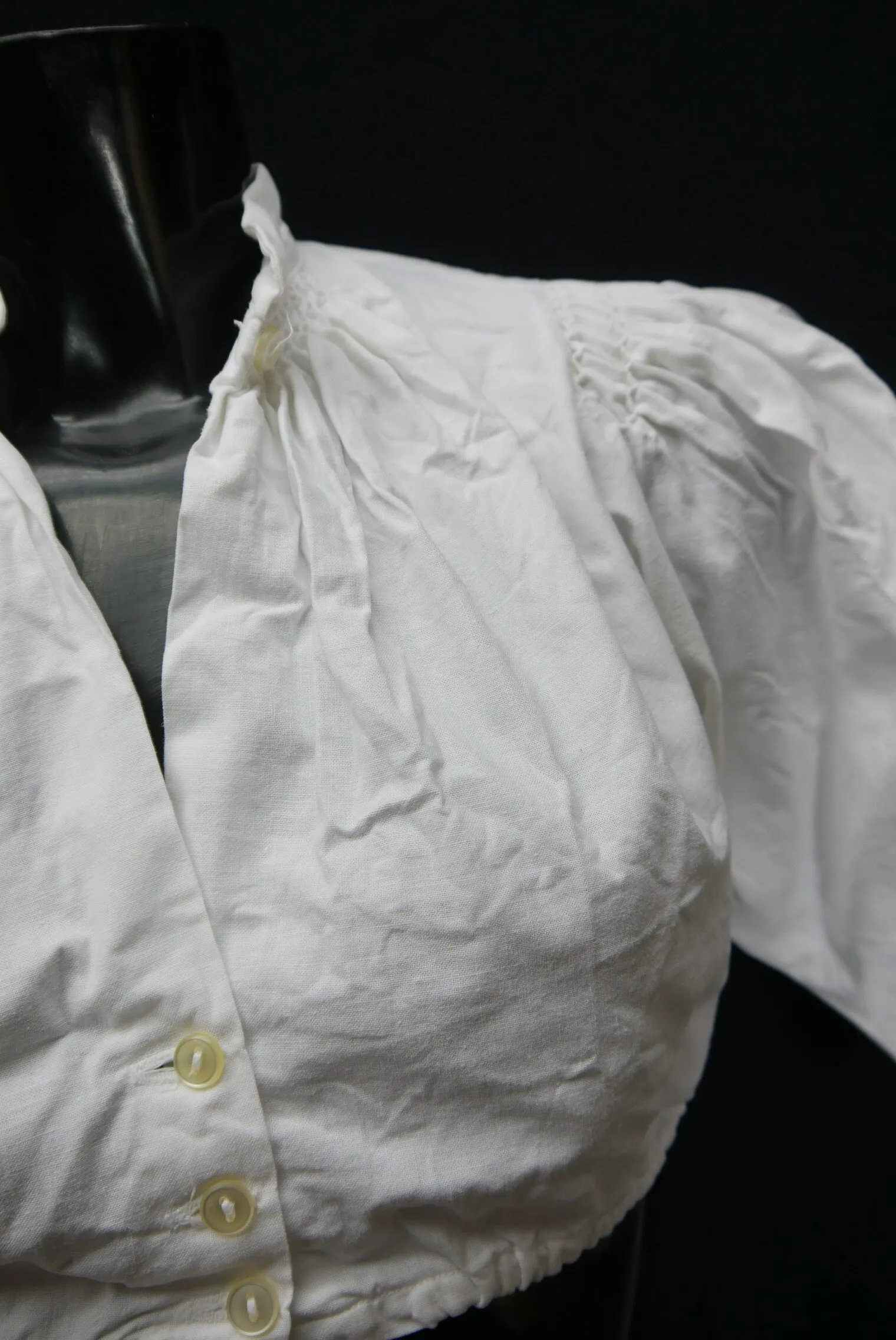 Gr.40 Dirndlbluse weiß Bluse für Dirndl Hammerschmid Baumwolle gesmokt B10768
