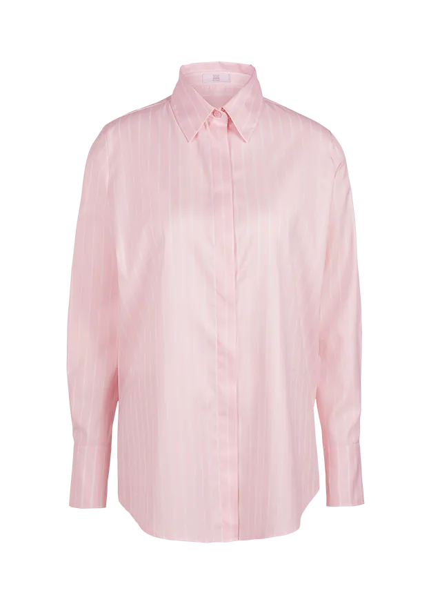 HEMDBLUSE MIT STREIFEN  »  Größe: 32, Farbe: rose pearl patterned