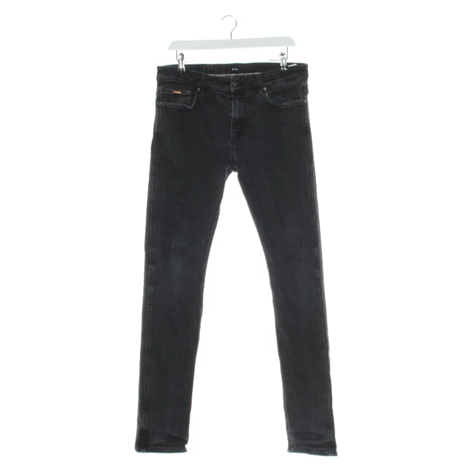 Jeans Straight Fit W33 Schwarz