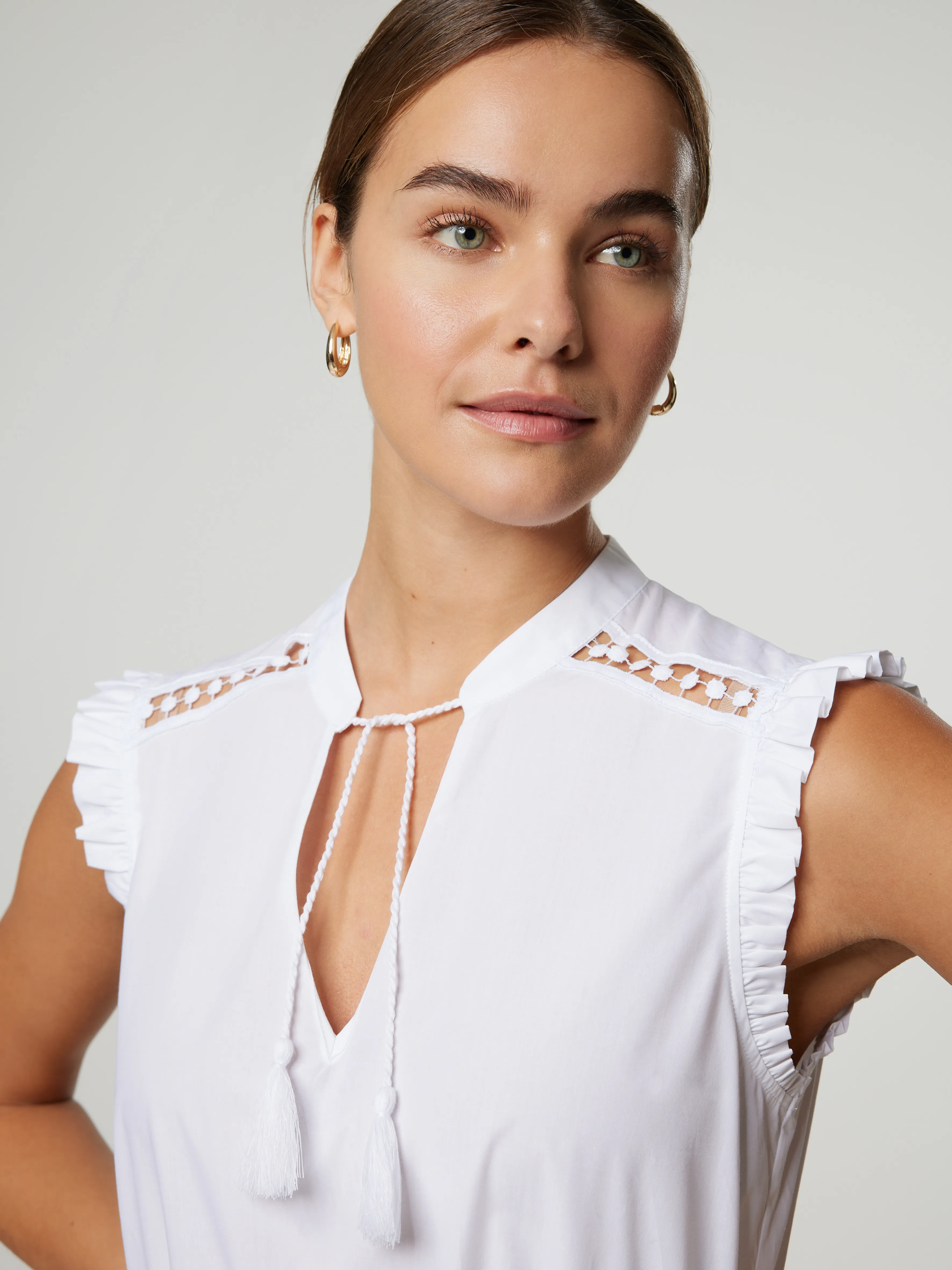Kleid aus Baumwolle