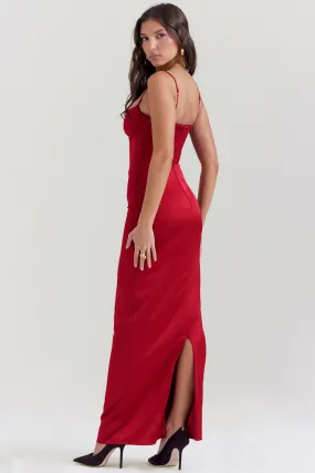 Korsett Maxi Kleid