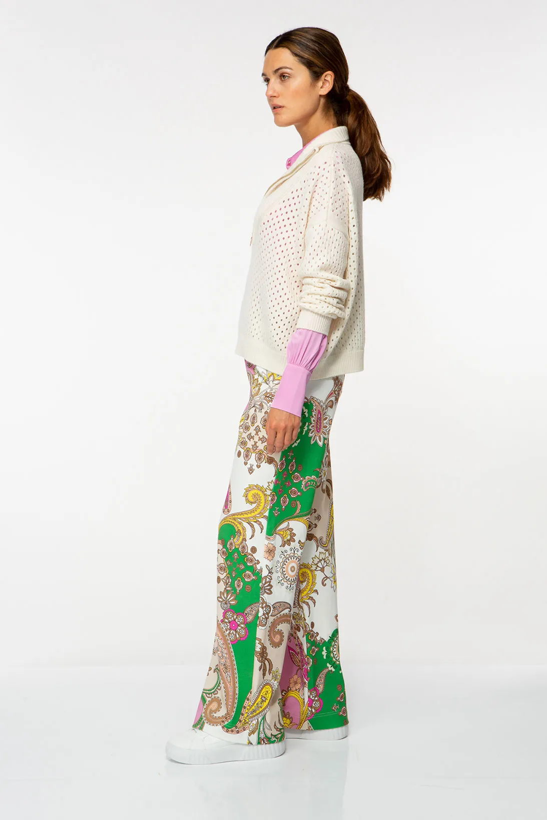 PAISLEY Jersey Hose multicolor