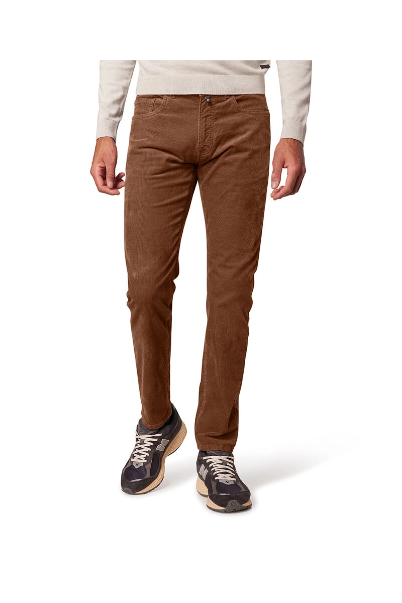 PIERRE CARDIN Cord Five Pocket Hose Lyon beige Modern Fit
