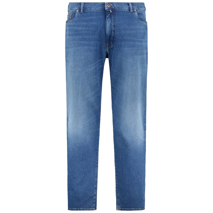 Pierre Cardin Stretch Jeans "Lyon", gerade, jeansblau 