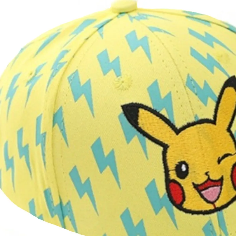 PIKACHU Pokémon Kinder Baseball Cap aus Baumwolle ▷ Gelb/Blau