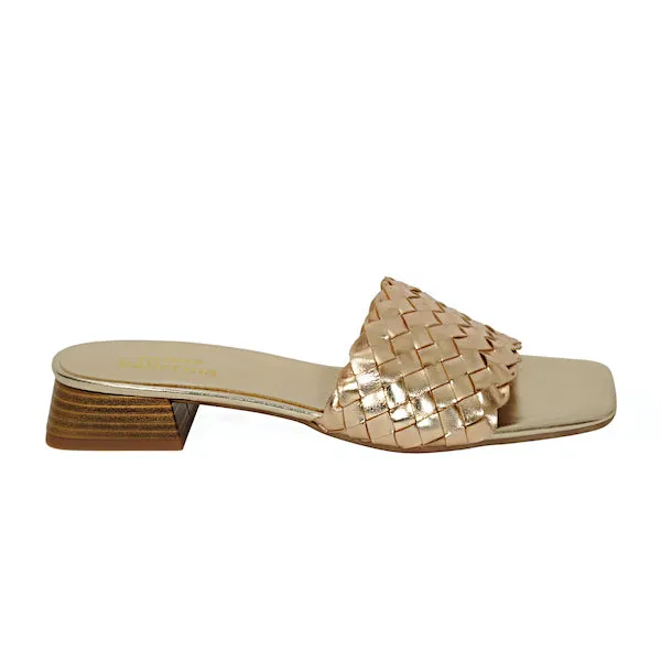 Prima Ballerina - Geflochtene Mules Marina Oro