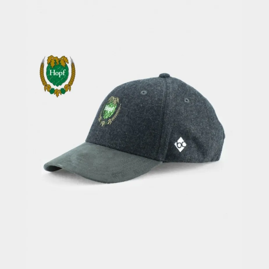 "Hopf" - Cap dunkelgrau Curved