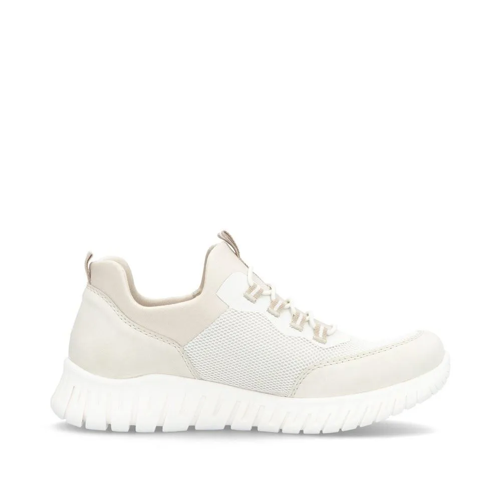 Rieker Slipper Sneaker beige / weiss  S24 M5358-60