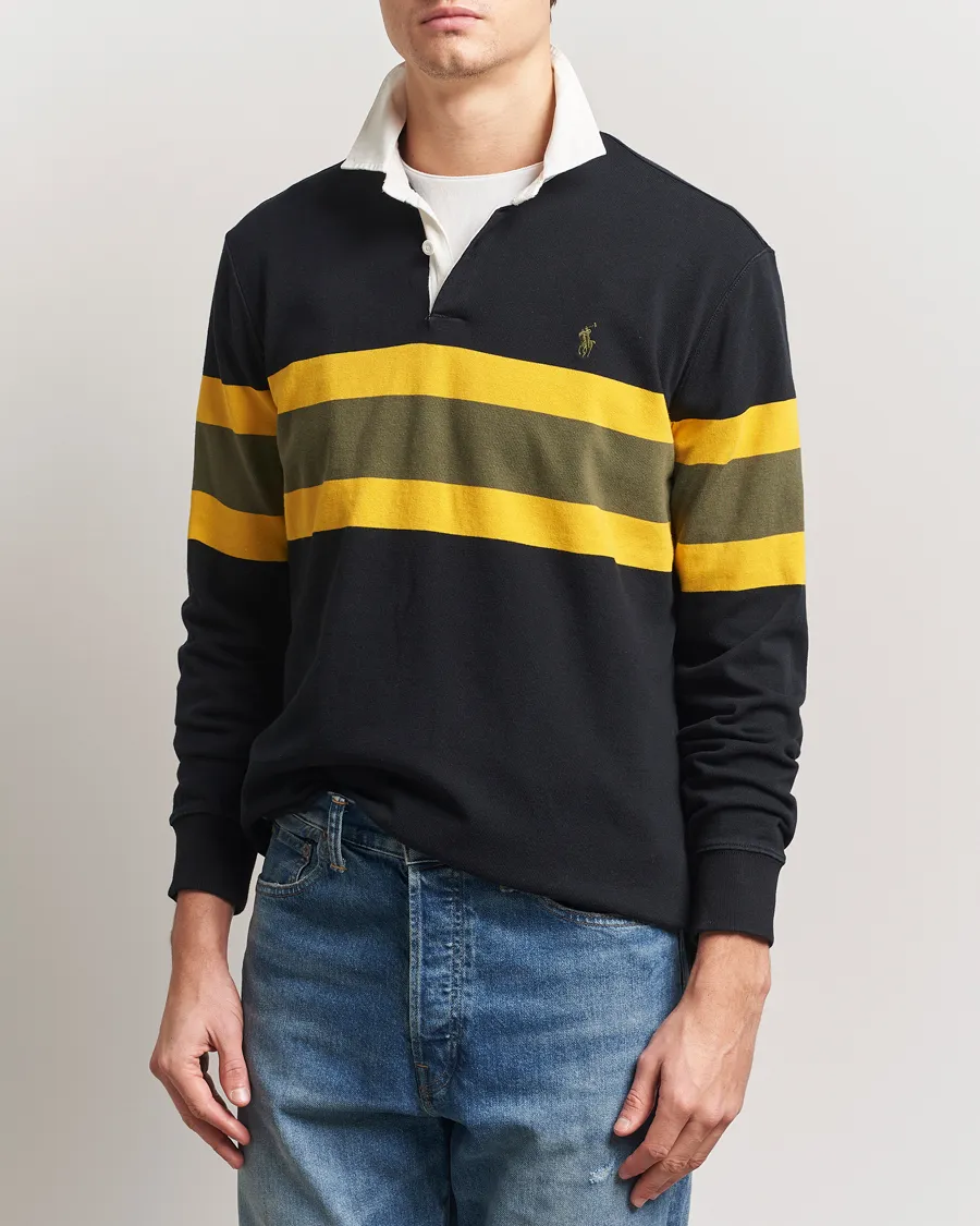 Rugby Jersey Polo Black Multi