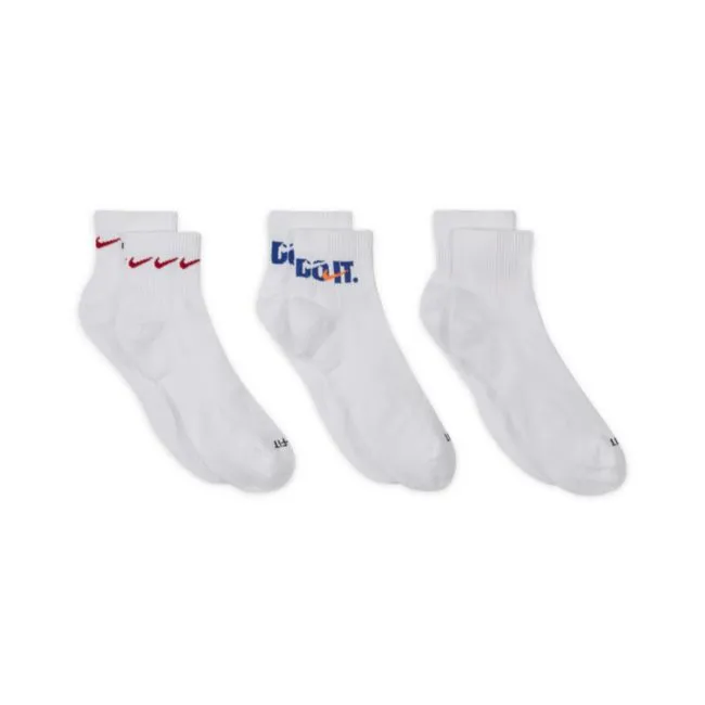 Socken Nike Everyday Plus Cushioned Training Ankle Socks (3 Pairs) DH3827-902