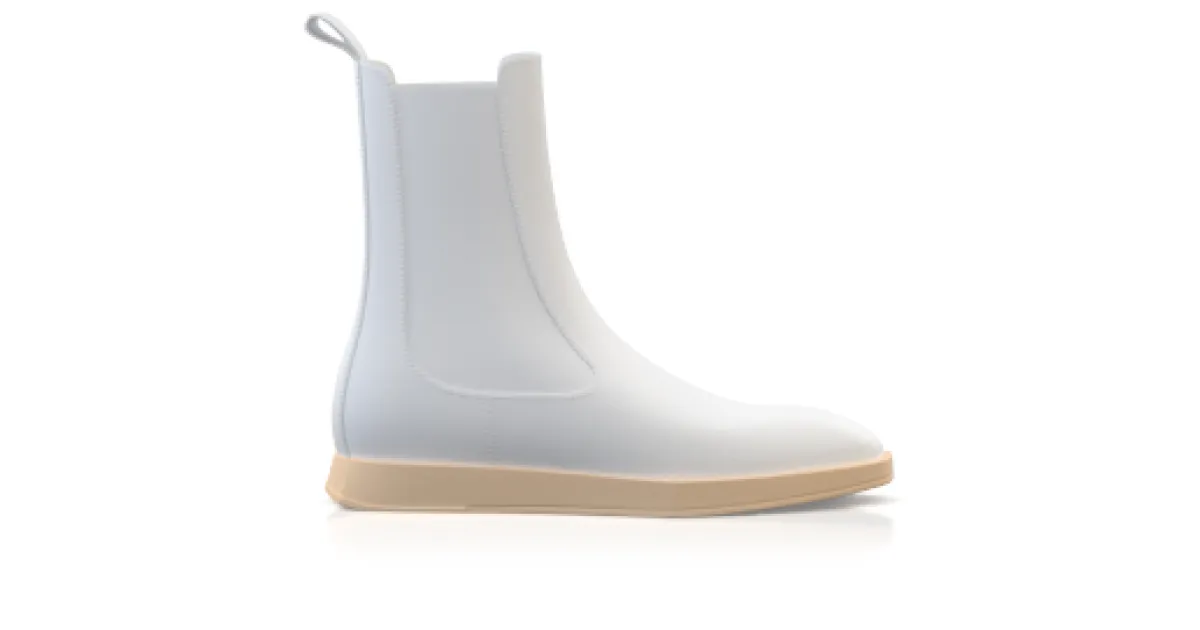 Stiefeletten mit bunter Sohle