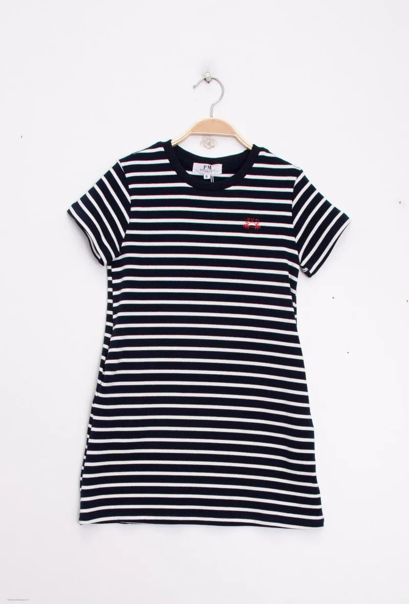 Striped t-shirt dress
