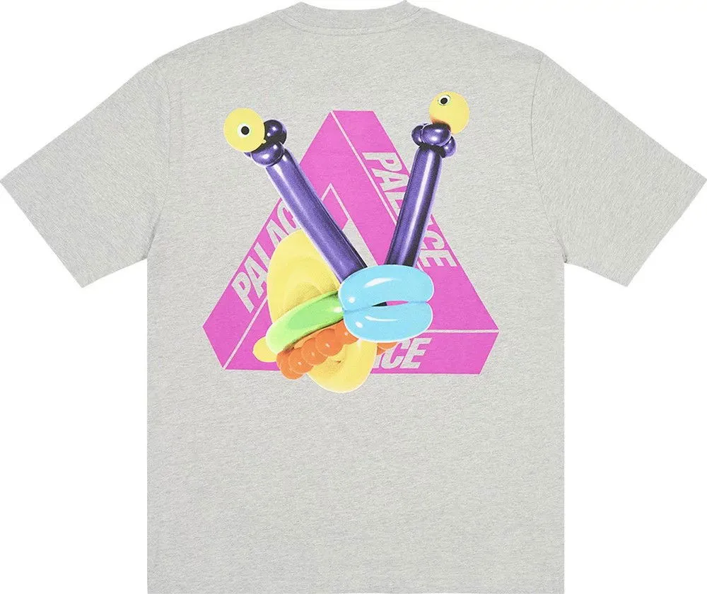 T-shirt Palace Tri Twister T-Shirt Grey Marl P24TS225