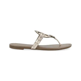 Tory Burch - Sandale Miller Python-Effekt