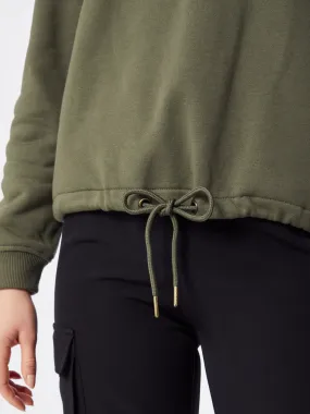 Urban Classics Sweatshirt 'Kimono' in Khaki