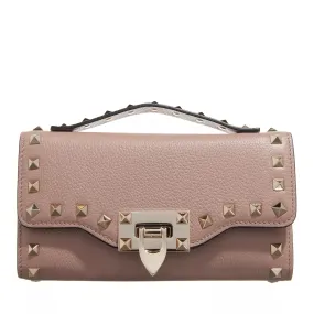   Valentino Garavani  Rockstud Wallet On Chain Poudre  Wallet On A Chain 