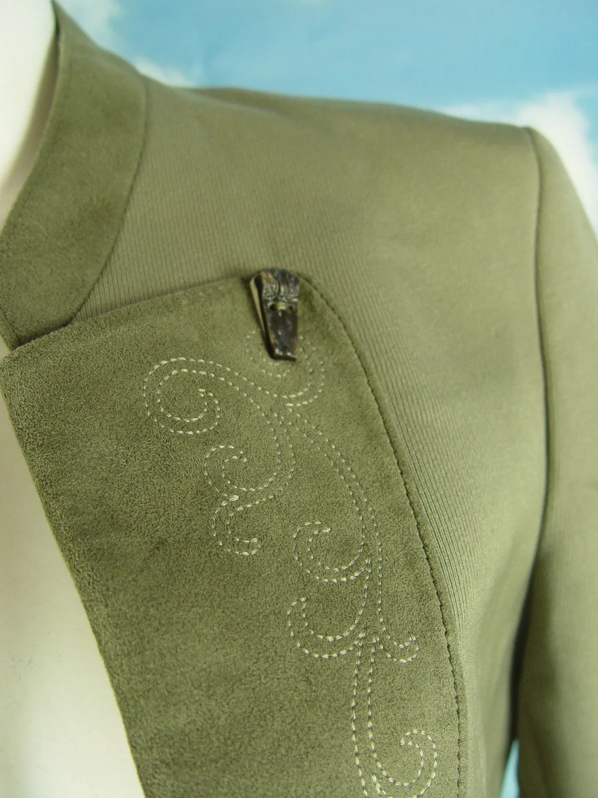 WINTERL neuwertig Leder-Besatz orig. Janker Jacke Trachtenjacke Gr.48
